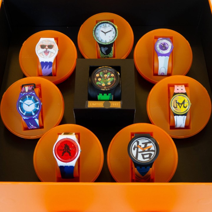 Swatch - Coffret de 8 montres Dragon Ball Z en Edition limitée