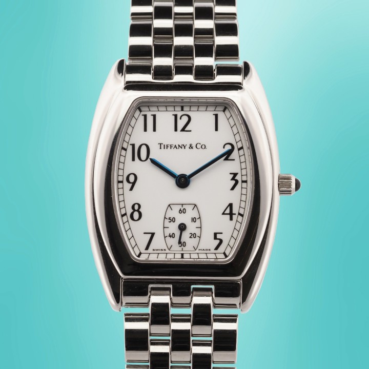 Tiffany & Co - Classic Tonneau Small Seconds Circa 2000 Réf. 515.1016