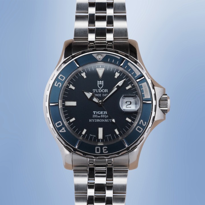 Tudor - Prince Date Hydronaut Tiger Blue Circa 1999 Réf. 89190P