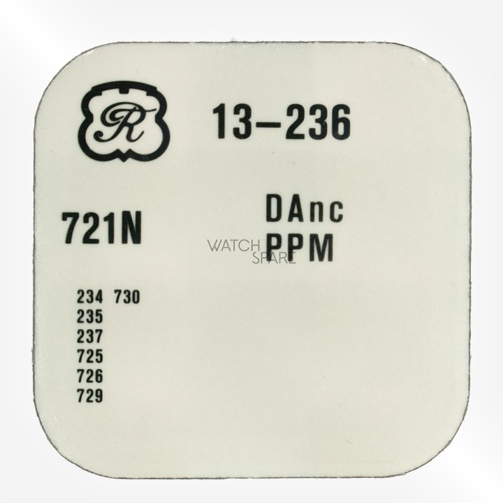 Valjoux Cal. 236 - Balancier avec spiral plat, réglé 721