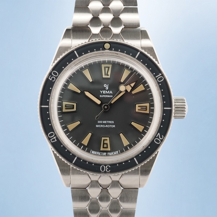 Yema - Superman Skin Diver Slim CMM.20 Limited Edition Micro Rotor Circa 2024 Full Set Réf. 12.24.99.SN.M3