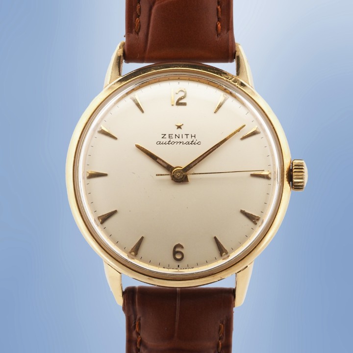 Zenith - Classic Vintage 18k Yellow Gold Bumper Cal. 133.8 Circa 1955
