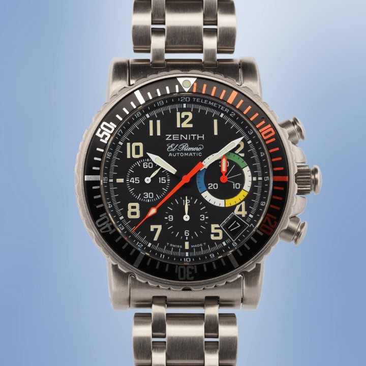 Zenith - Rainbow Flyback El Primero Chronograph Automatic Full Set Circa 2000 Réf. 02.0480.405