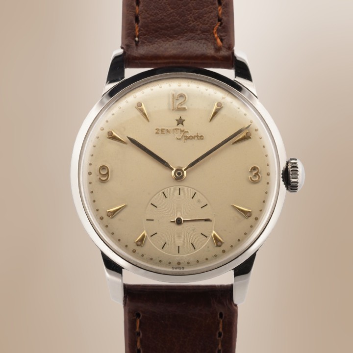Zenith - Sporto Vintage Remontage Mécanique Cal. 40 Circa 1950 
