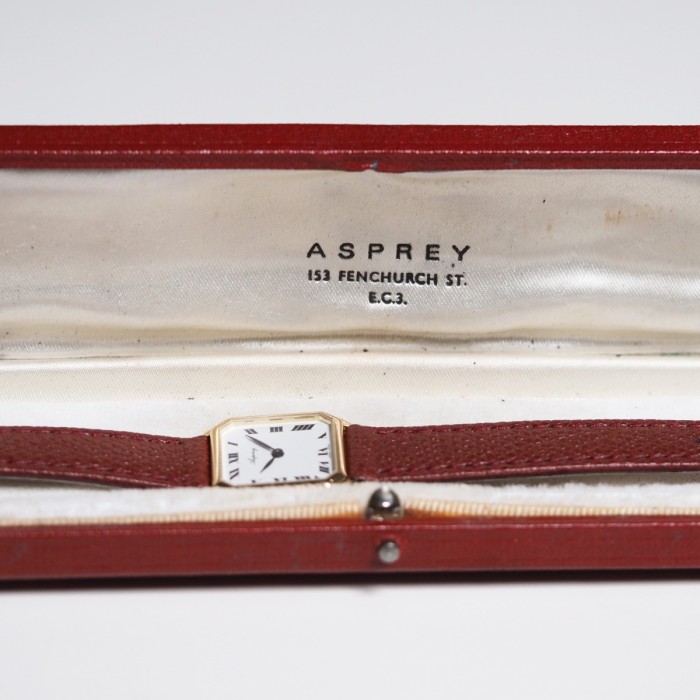 Asprey London - Baume & Mercier Ceinture Or Jaune 18cts avec boîte Réf. 38259
