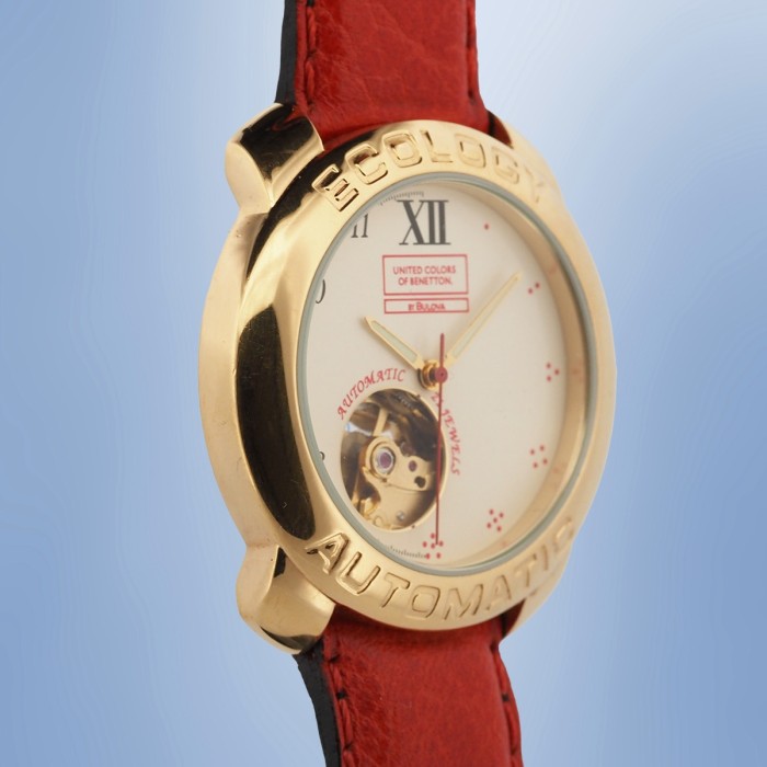 Bulova - Ecology United Colors of Benetton By Bulova Automatic Open Heart Réf. BN596