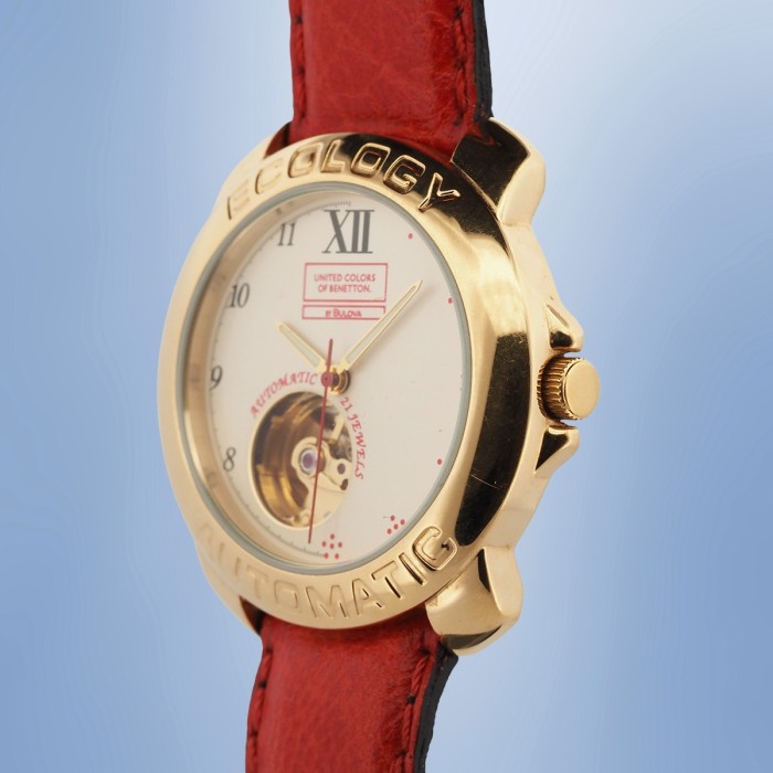 Bulova - Ecology United Colors of Benetton By Bulova Automatic Open Heart Réf. BN596