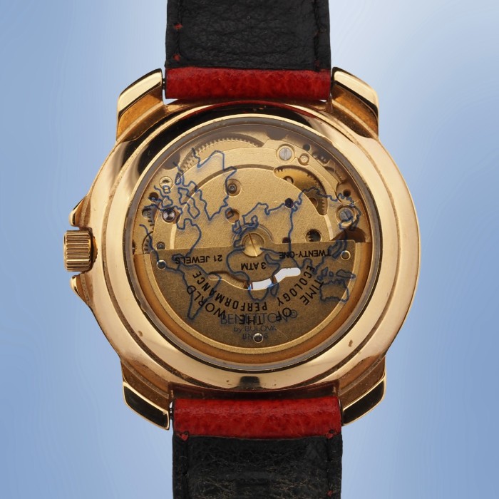 Bulova - Ecology United Colors of Benetton By Bulova Automatic Open Heart Réf. BN596