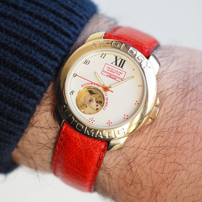 Bulova - Ecology United Colors of Benetton By Bulova Automatic Open Heart Réf. BN596