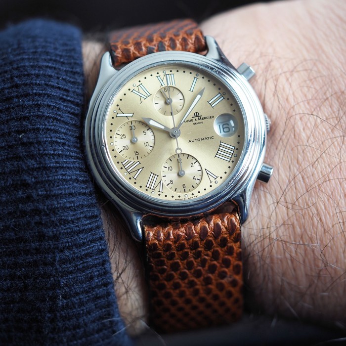 Baume & Mercier - Baumatic Chronographe 36mm Circa 2000 Réf. LO 542