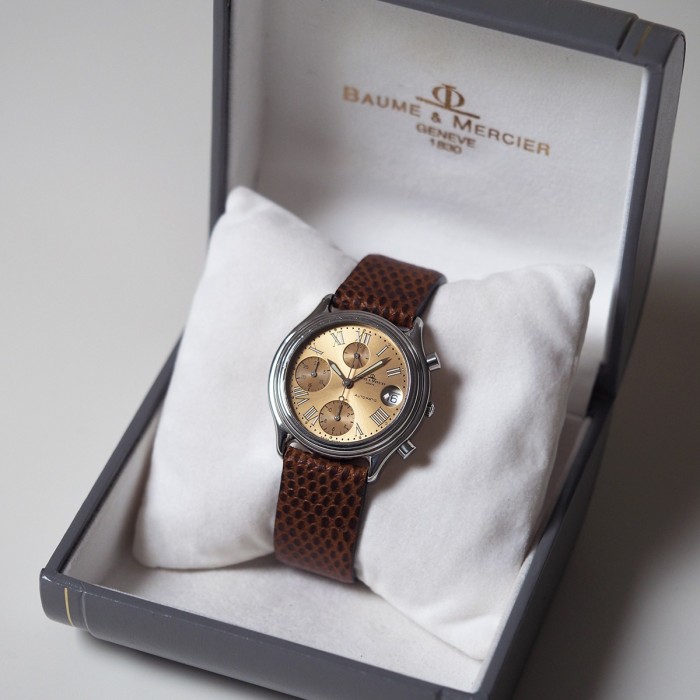 Baume & Mercier - Baumatic Chronographe 36mm Circa 2000 Réf. LO 542