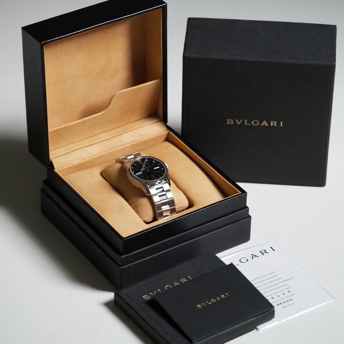 Bulgari - Solotempo Quartz Full Set Réf. ST 37 S