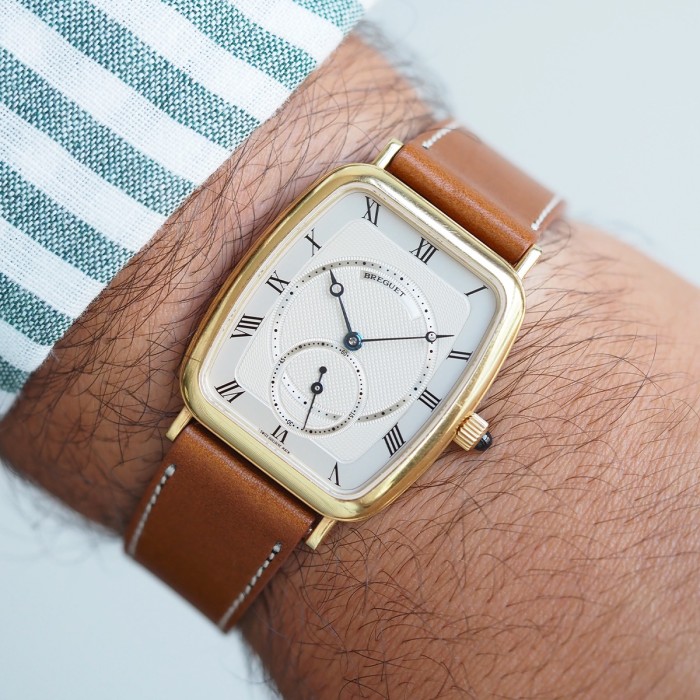 Breguet - Héritage Tonneau Vintage Or Jaune 18cts Circa 1990 Réf. 3490