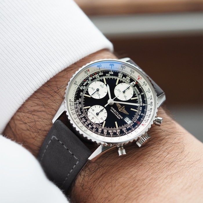 Breitling - Old Navitimer II Chronograph Automatic Circa 1995 Révisée Réf. A13019