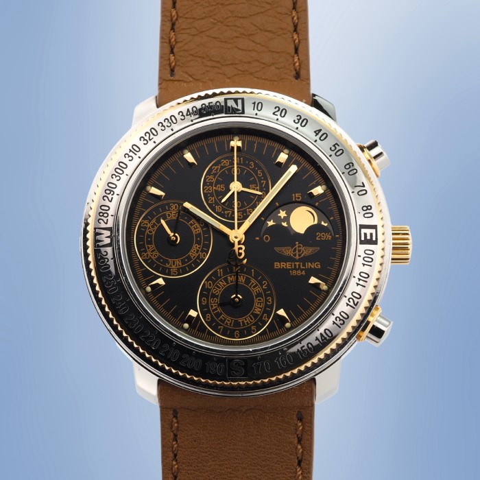 Breitling - Astromat 1461 Chronographe à Calendrier Perpétuel et Phase de lune Réf. D19405