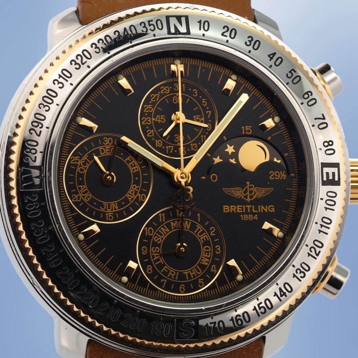 Breitling - Astromat 1461 Chronographe à Calendrier Perpétuel et Phase de lune Réf. D19405