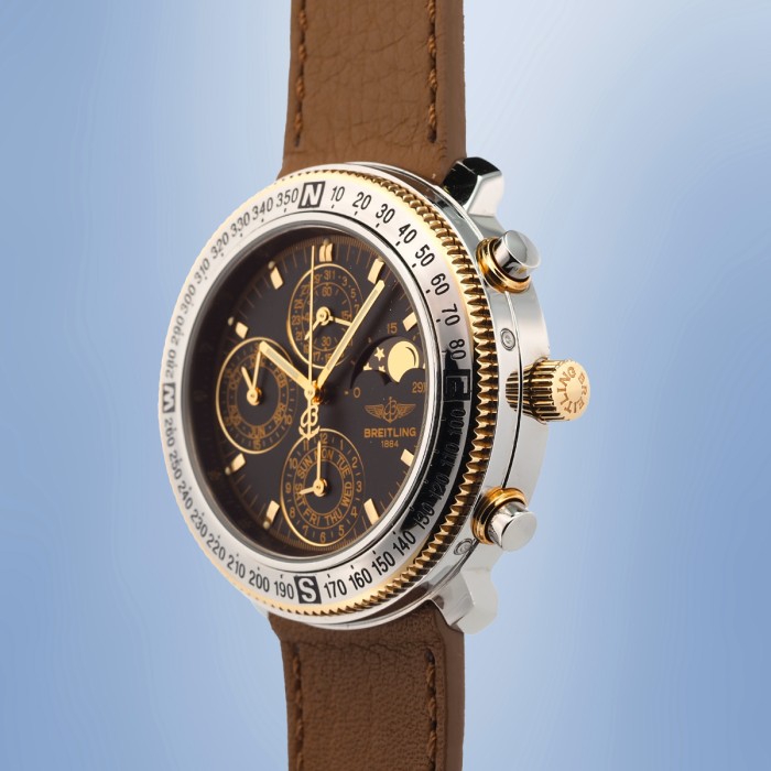 Breitling - Astromat 1461 Chronographe à Calendrier Perpétuel et Phase de lune Réf. D19405