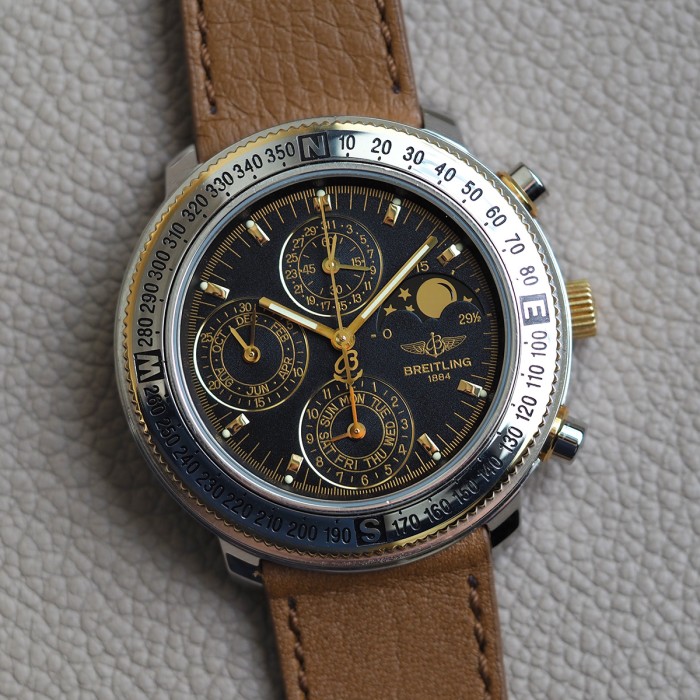 Breitling - Astromat 1461 Chronographe à Calendrier Perpétuel et Phase de lune Réf. D19405