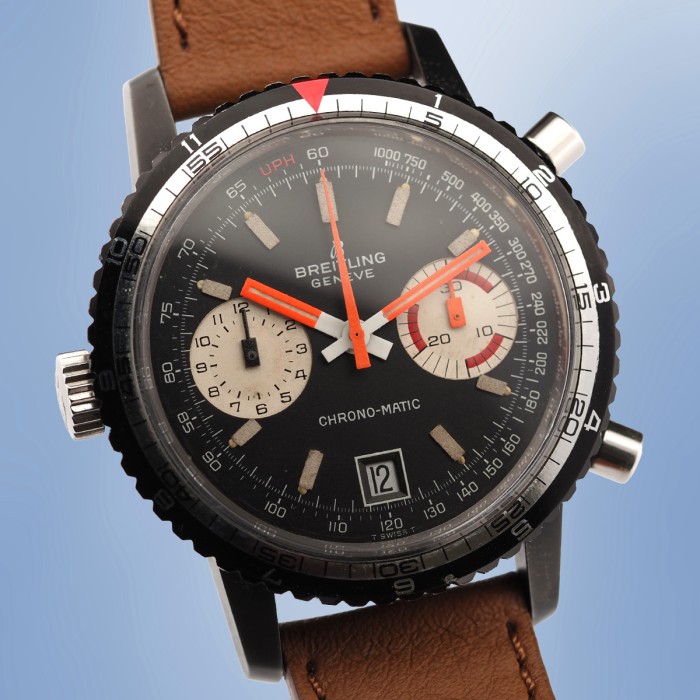 Breitling - ChronoMatic Vintage PVD Noir Réf. 2110