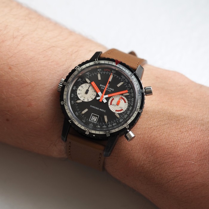 Breitling - ChronoMatic Vintage PVD Noir Réf. 2110
