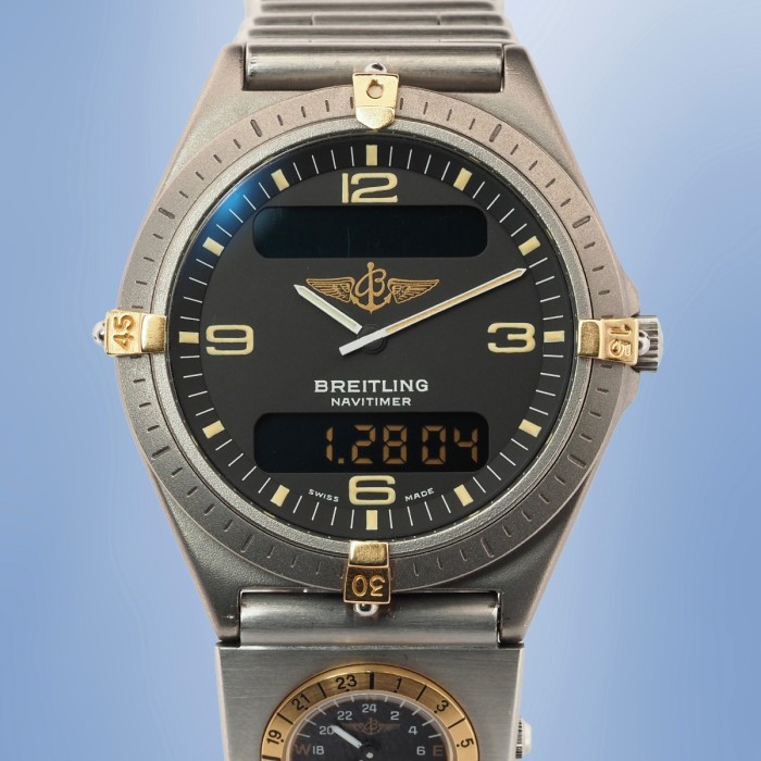 Breitling - Navitimer Aerospace Titane et Link Watch Réf. 80360 et Réf. 81500