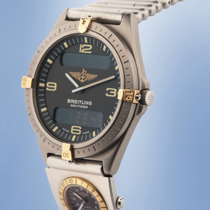 Breitling - Navitimer Aerospace Titane et Link Watch Réf. 80360 et Réf. 81500