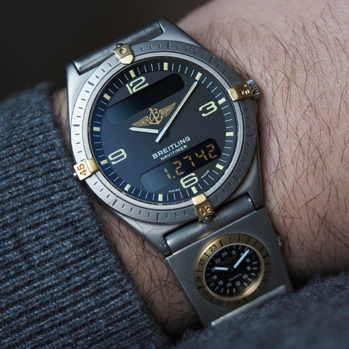 Breitling - Navitimer Aerospace Titane et Link Watch Réf. 80360 et Réf. 81500