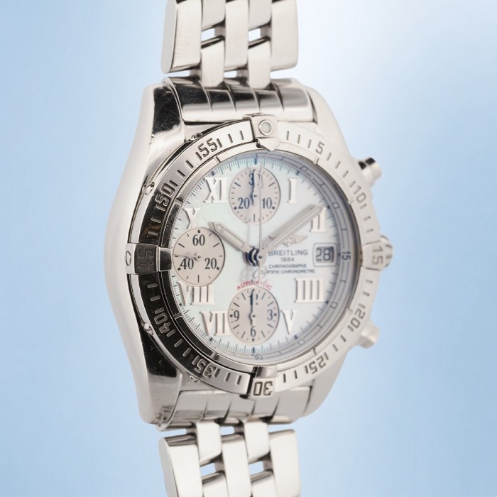 Breitling - Chrono Cockpit Nacré Full Set Réf. A13358
