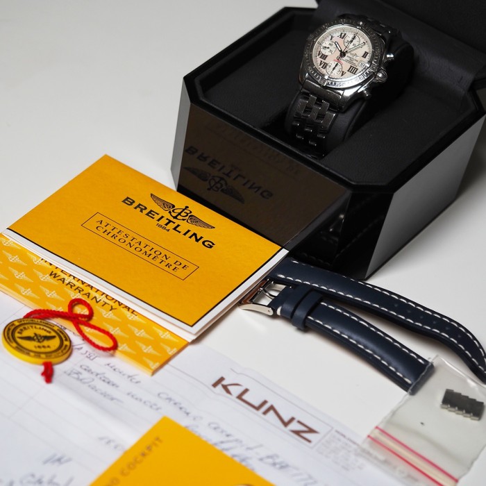 Breitling - Chrono Cockpit Nacré Full Set Réf. A13358