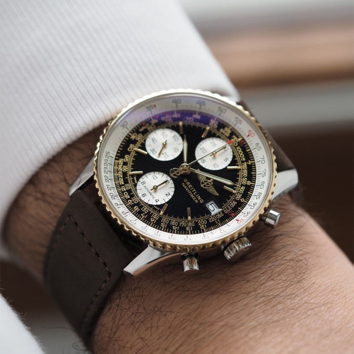 Breitling - Old Navitimer II Chronograph Automatic Révisée Circa 1995 Réf. D13022