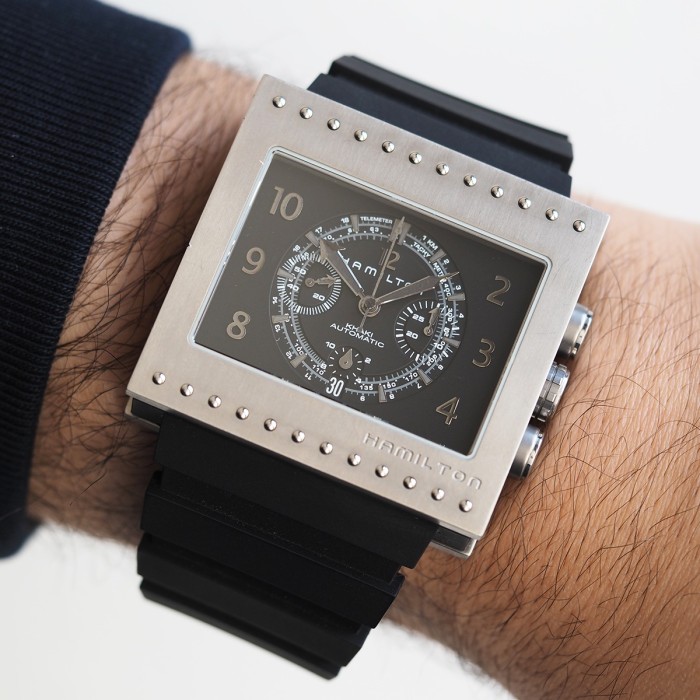 Hamilton - Khaki Code Breaker Chronograph Titanium Valjoux 7753 Réf. H796160