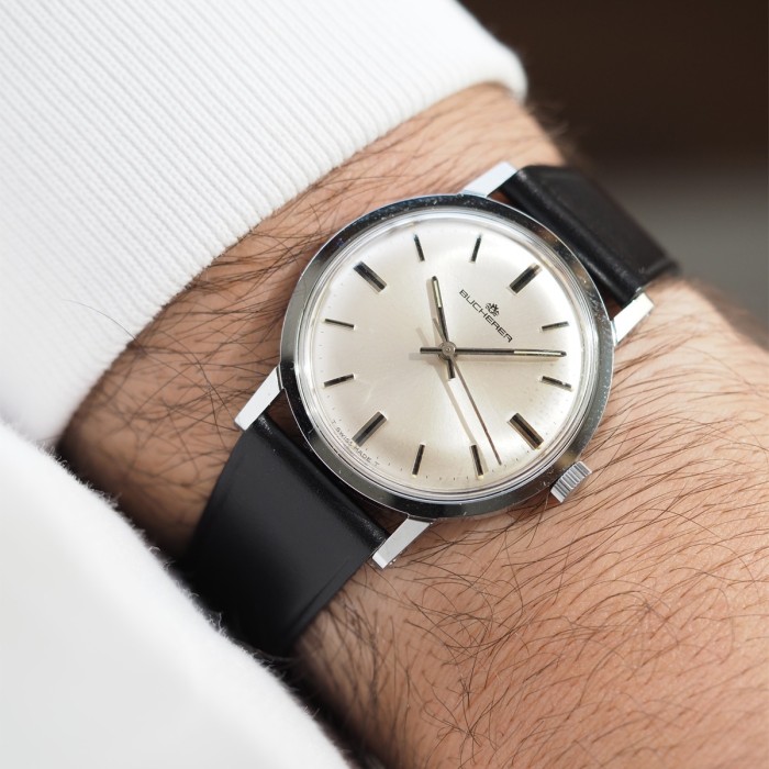 Bucherer - Vintage Full Set Original Strap Circa 1972 Réf. 4162