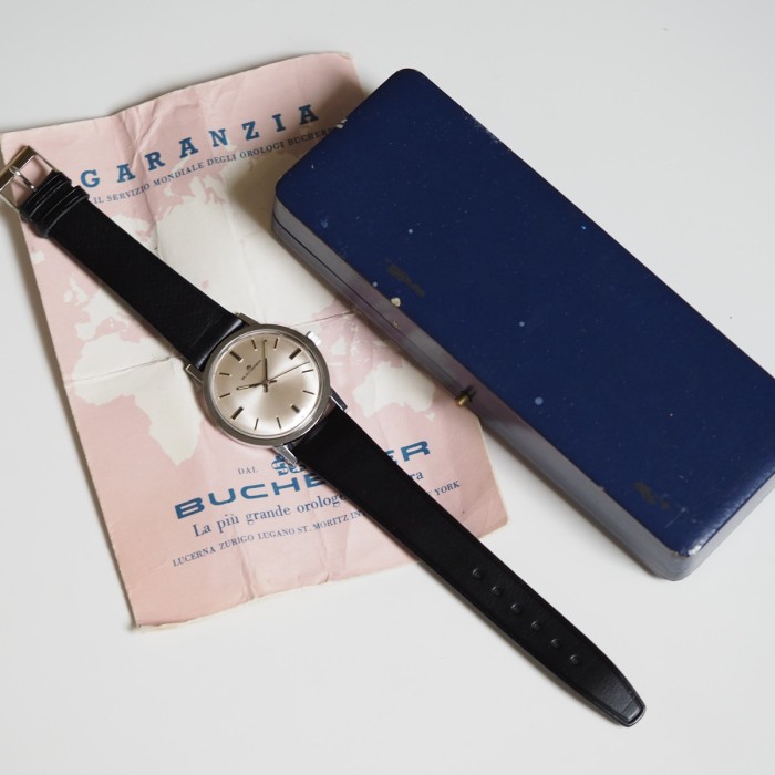 Bucherer - Vintage Full Set Original Strap Circa 1972 Réf. 4162