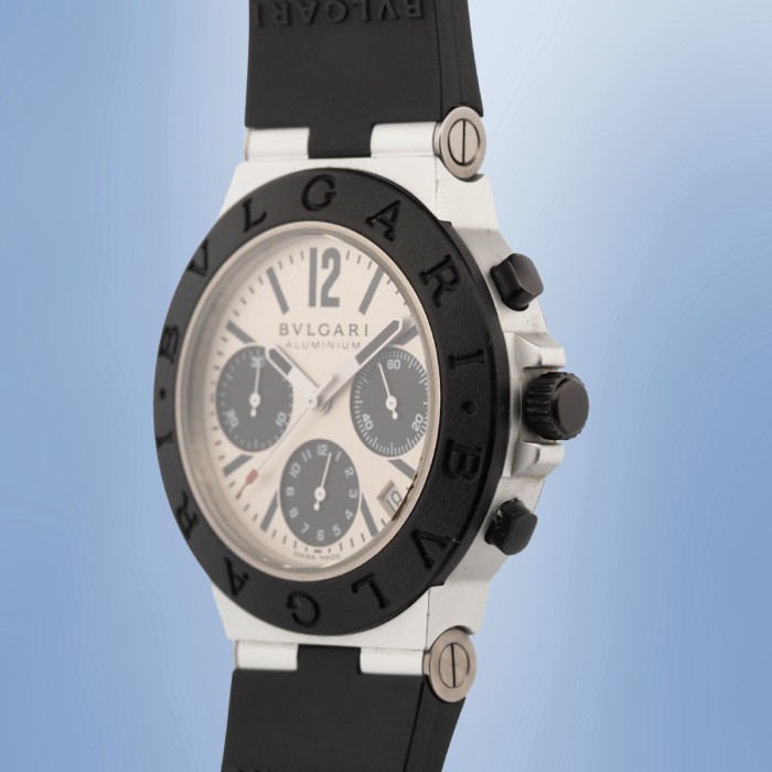 Bulgari - Diagono Chronograph Aluminium Circa 2005 Réf. AC38TA