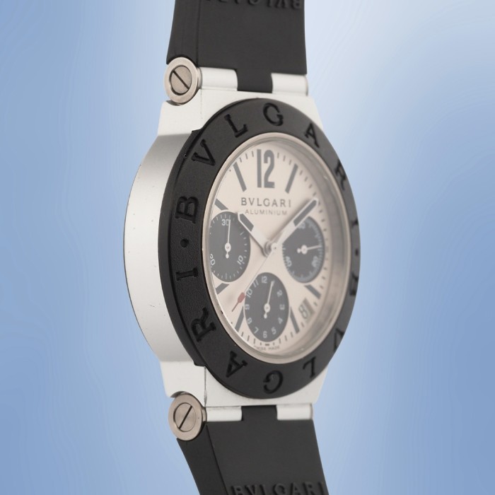Bulgari - Diagono Chronograph Aluminium Circa 2005 Réf. AC38TA