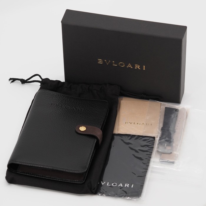 Bulgari - Solotempo Automatic Black SS PVD Full Set Réf. BB 41 S