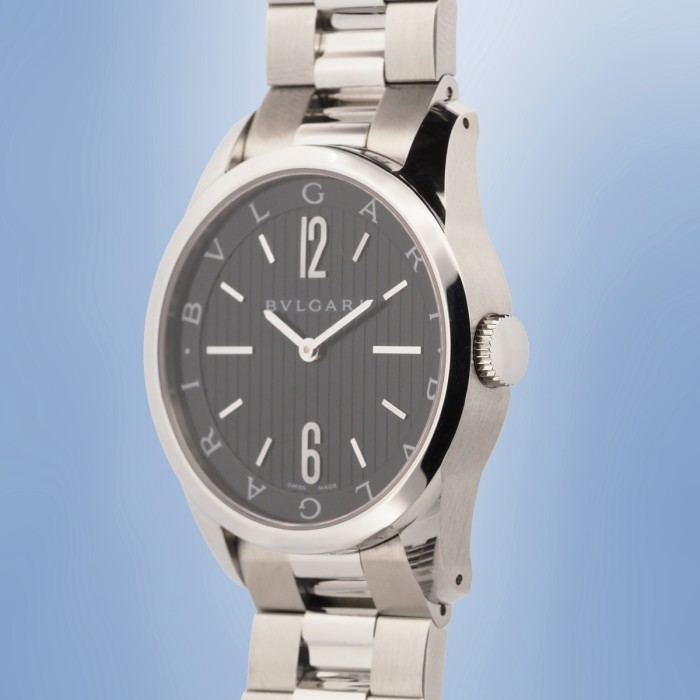 Bulgari - Solotempo Quartz Full Set Réf. ST 37 S
