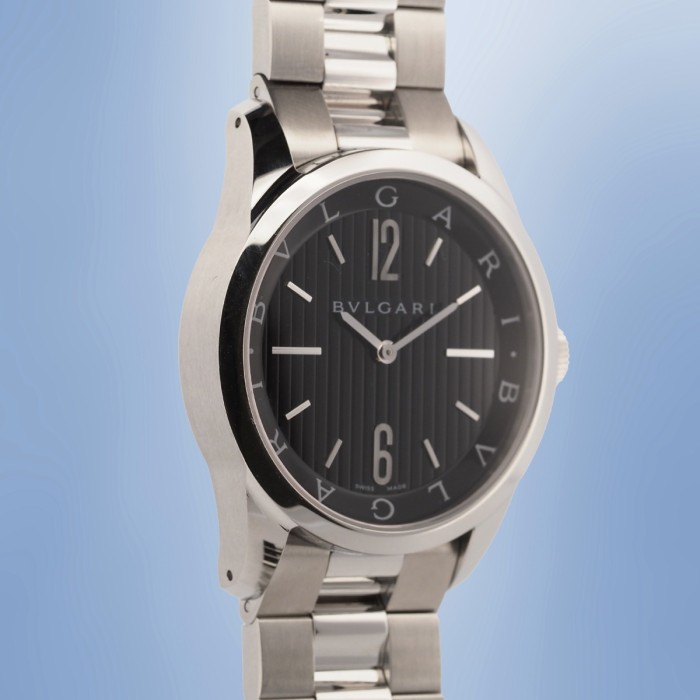 Bulgari - Solotempo Quartz Full Set Réf. ST 37 S