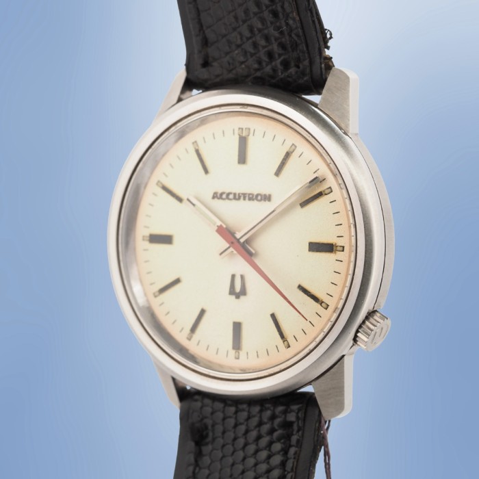 Bulova - Accutron Vintage Circa 1971 Boîte, Bracelet et Boucle D'Origine Rare! 