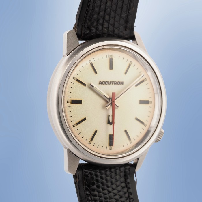 Bulova - Accutron Vintage Circa 1971 Boîte, Bracelet et Boucle D'Origine Rare! 