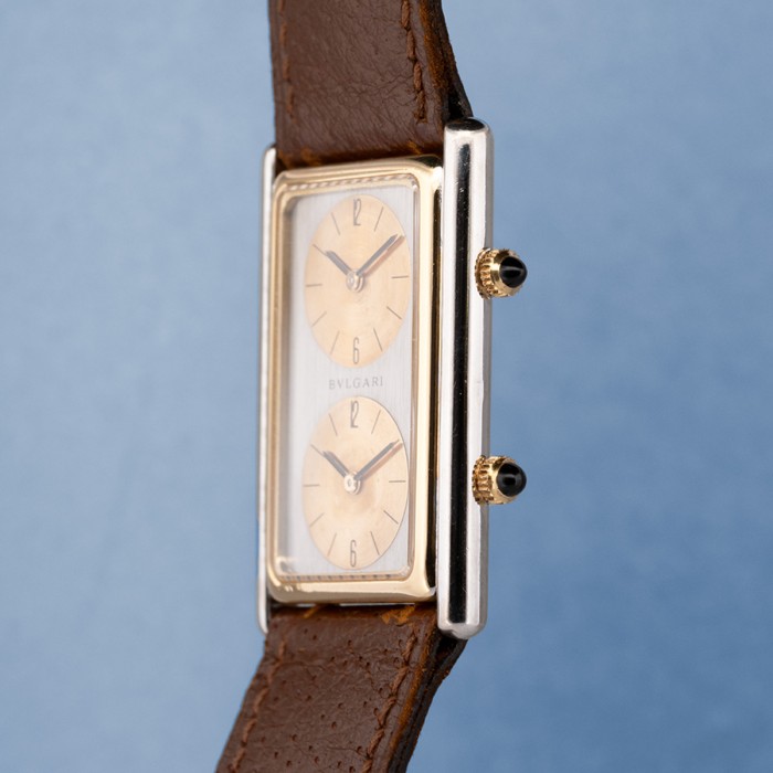 Bulgari - Vintage Dual Time Gérald Genta Réf. G.1464-7