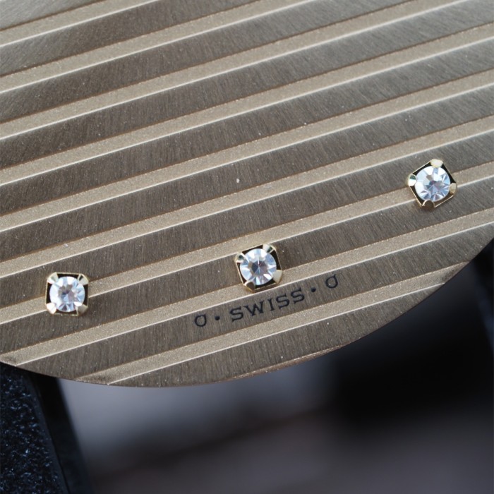 Patek Philippe - Cadran 3N Champagne avec index en Diamants 24.39mm Réf. 3900