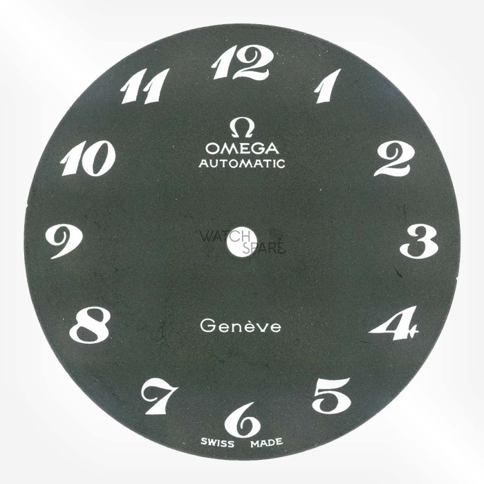 Omega - Cadran noir Automatic Genève chiffres Breguet pour Réf. 165.0041