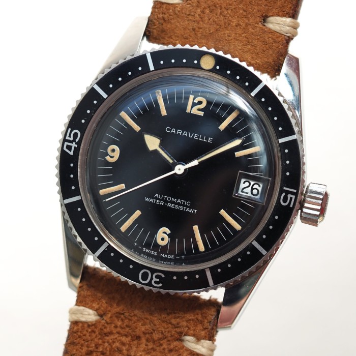 Caravelle Watch Division Bulova Watch Co - Vintage Sea Hunter Diver Réf. 665-1