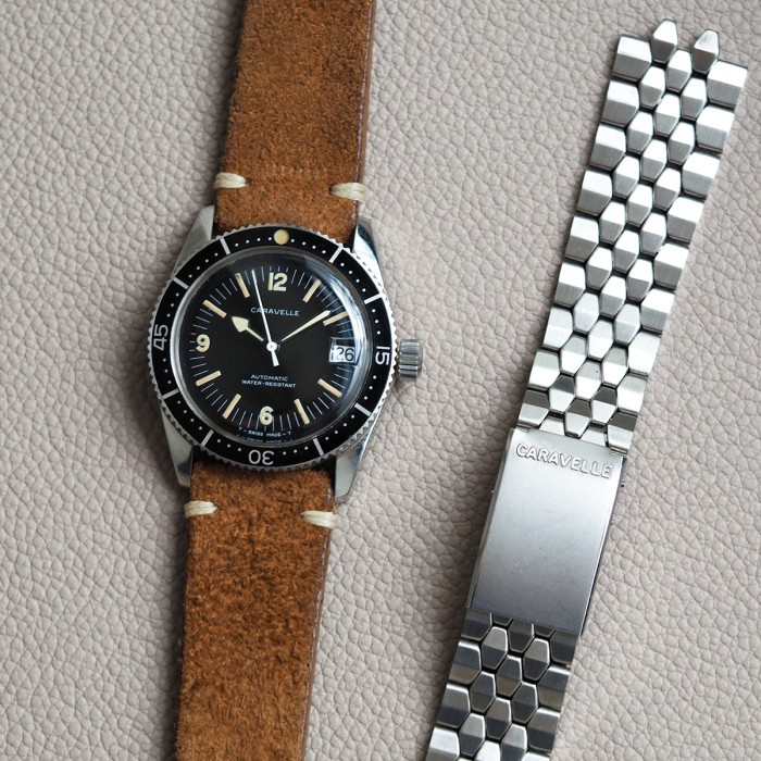 Caravelle Watch Division Bulova Watch Co - Vintage Sea Hunter Diver Réf. 665-1