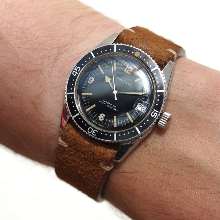 Caravelle Watch Division Bulova Watch Co - Vintage Sea Hunter Diver Réf. 665-1