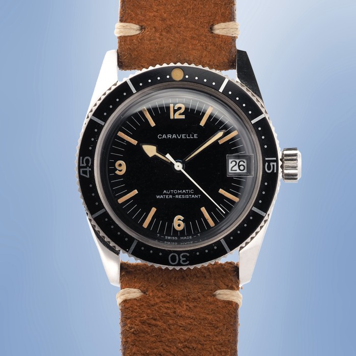 Caravelle Watch Division Bulova Watch Co - Vintage Sea Hunter Diver Réf. 665-1