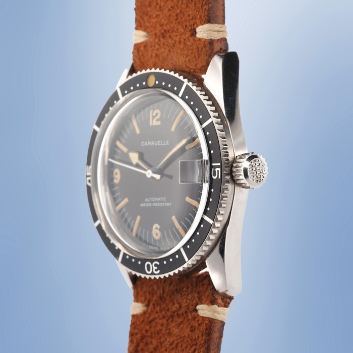 Caravelle Watch Division Bulova Watch Co - Vintage Sea Hunter Diver Réf. 665-1