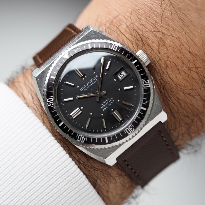 Caravelle - Automatic Vintage Diver 666 Feet Circa 1970 Réf. 3026-OKACD