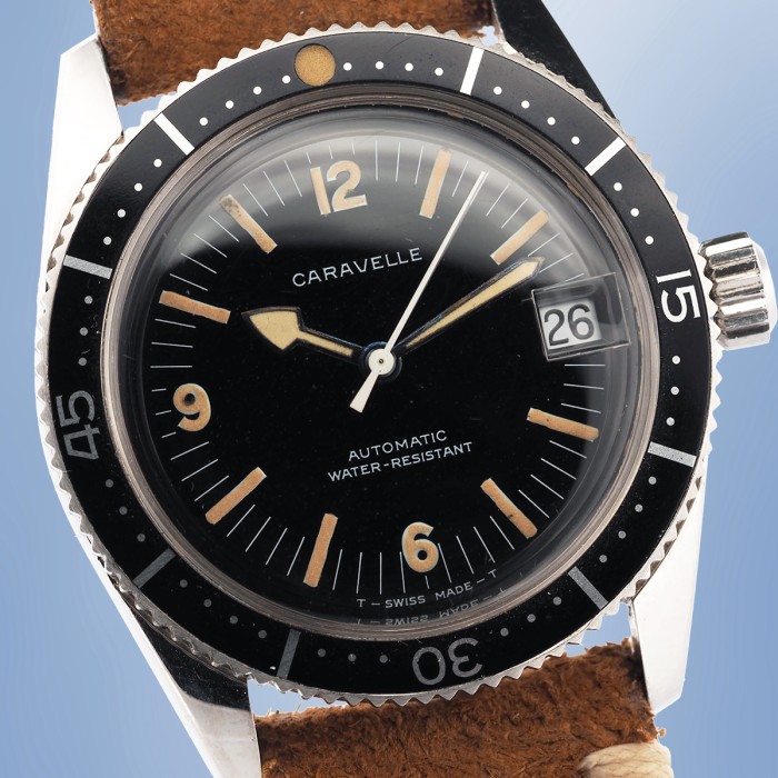 Caravelle Watch Division Bulova Watch Co - Vintage Sea Hunter Diver Réf. 665-1